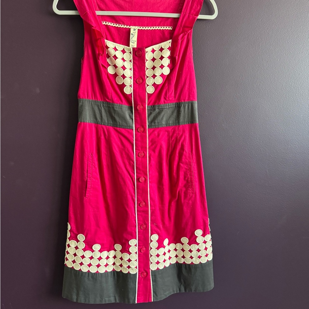 Anthropologie Pink Sundress